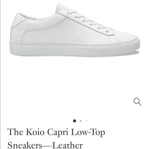 Brand new MM Lafleur white leather shoes